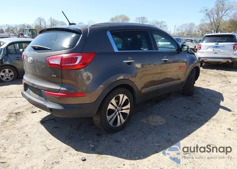 2013 Kia Sportage Ex из США, поврежденный, VIN KNDPCCA21D7362892